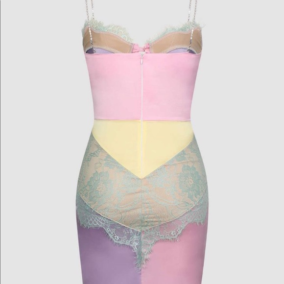 Mini romantic dress Micas - Picture 3 of 4